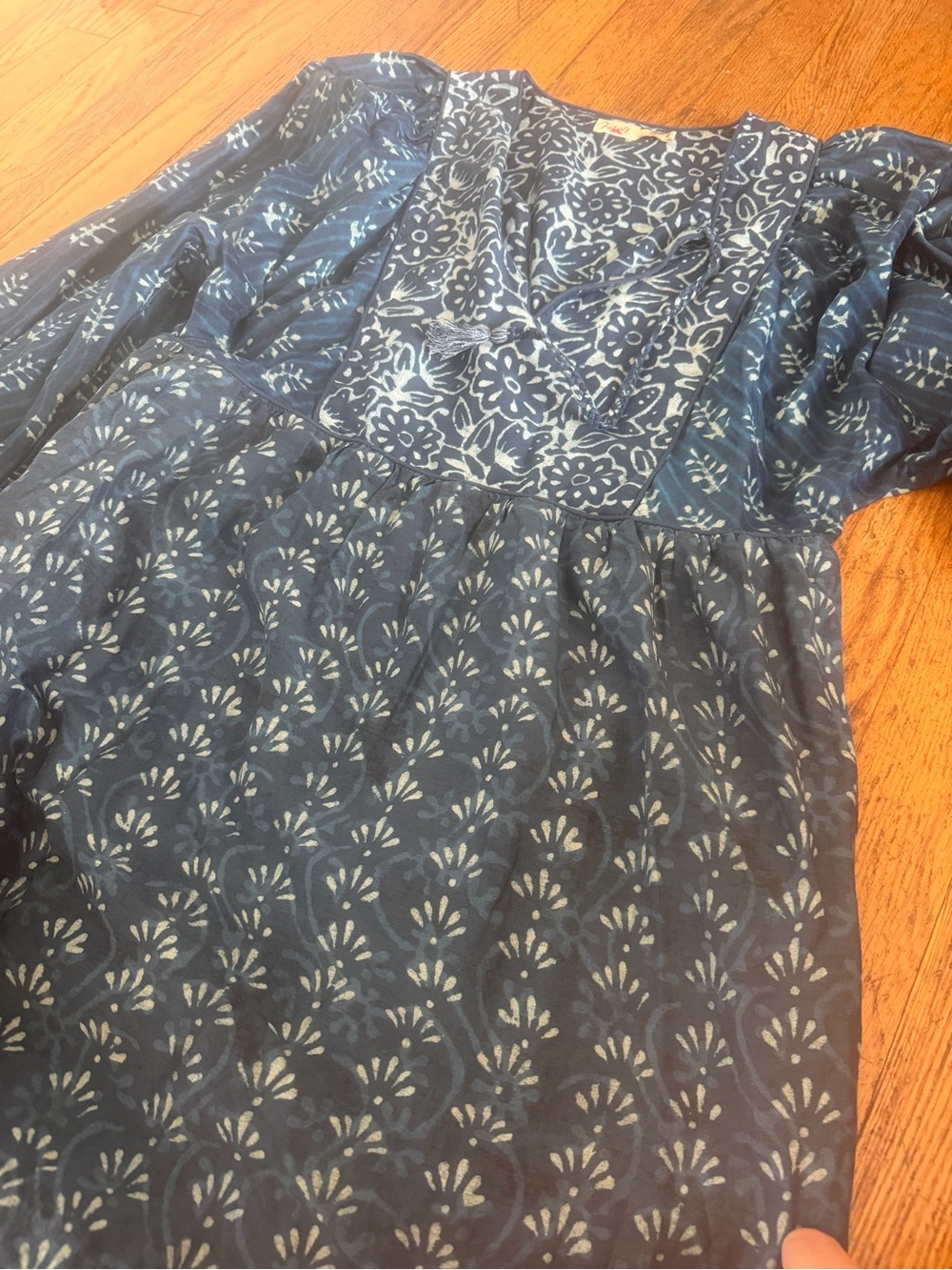 Faherty Floral Print Boho Dress